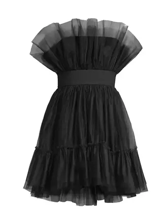 Shop Katie May Elle Tulle Minidress | Saks Fifth Avenue