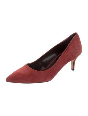 Abel Muñoz Suede Pointed-Toe Pumps - Shoes - W7A20492 | The RealReal
