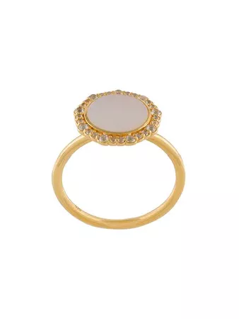 Astley Clarke Mother Of Pearl Luna Ring