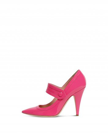 Moschino Pink Patent Leather Heels