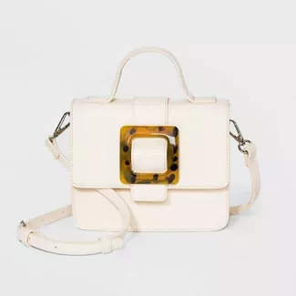 Snap Closure Crossbody Bag - Wild Fable™ Off White : Target