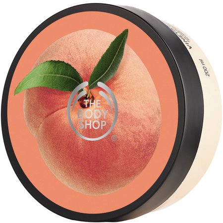 *clipped by @luci-her* The Body Shop Body Butter Peach