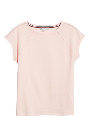 Tommy Hilfiger Lace Trim Cap Sleeve Tee