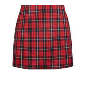 Red Tartan Check Mini Skirt | New Look