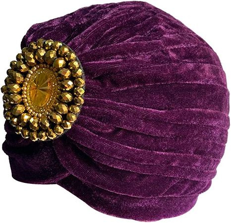 Amazon.com: DECOU Twist Pleated Hair Wrap Stretch Turban 0545 (Purple) : Clothing, Shoes & Jewelry