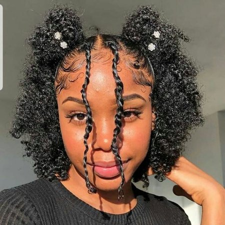 curly naturally black girl hairstyles - Google Search