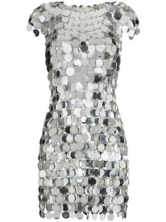 silver glitter dress