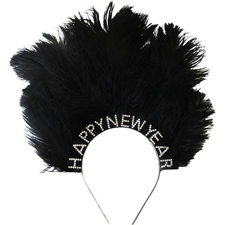 Feather New Year's Headband 4 1/2in x 13 1/2in | Party City Canada