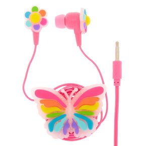 Rainbow Unicorn Earbuds & Winder | Claire's US