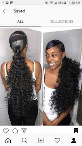 long high ponytail curly hair - Google Search