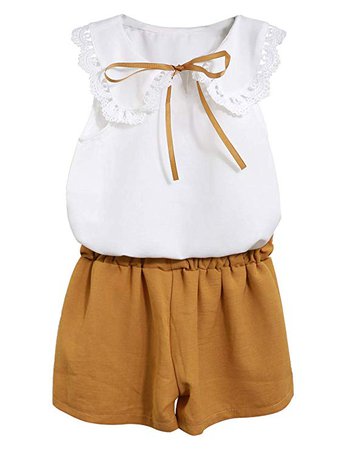 Amazon.com: Little Girls Summer Outfit Holiday Floral Mini Dress Tops Shorts Clothing Set: Gateway