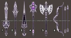 Anime Fantasy Weapons