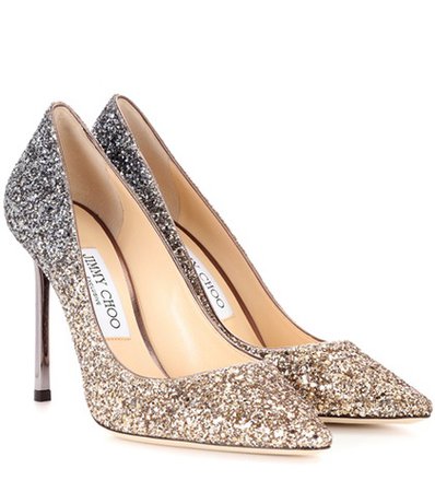 Exclusive to Mytheresa – Romy 100 glitter pumps