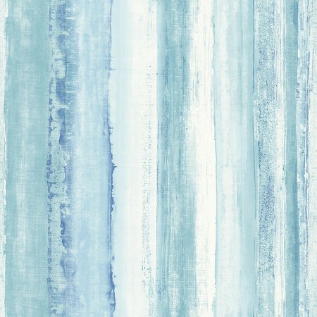RoomMates Blue Watercolour Stripe Peel & Stick Wallpaper | The Home Depot Canada