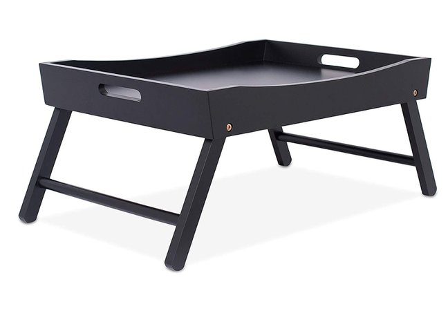 BirdRock Home Wood Bed Tray with Folding Legs is the perfect serving tray for breakfast Table