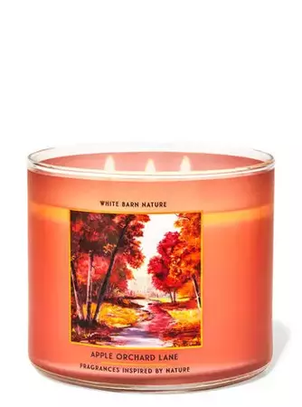 Apple Orchard Lane 3-Wick Candle - White Barn | Bath & Body Works