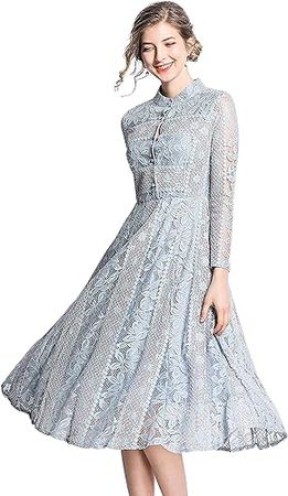 Amazon.com: BEST-F-U Vintage Lace Cocktail Dress for Women,A-Line Elegant Bridesmaid Dress : Clothing, Shoes & Jewelry