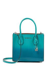 ombre teal bag