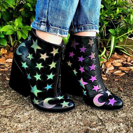 star and moon shoes