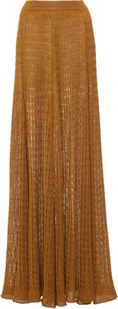 Missoni Pleated Knit Maxi Skirt Size: 40