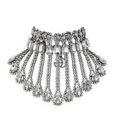 Metal necklace with crystals - Gucci For Women 538509J1D508162