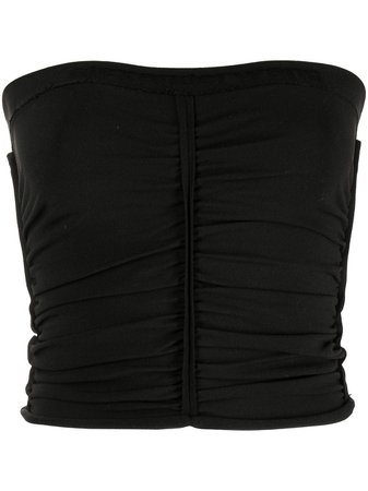 Alexander Wang Ruched Strapless Top - Farfetch