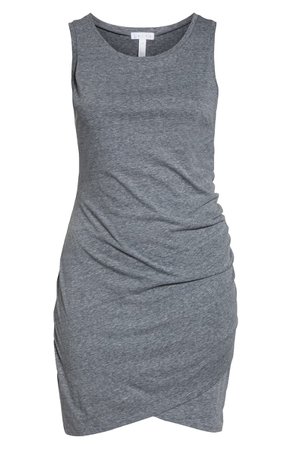 Leith Ruched Sheath Dress (Plus Size) Grey