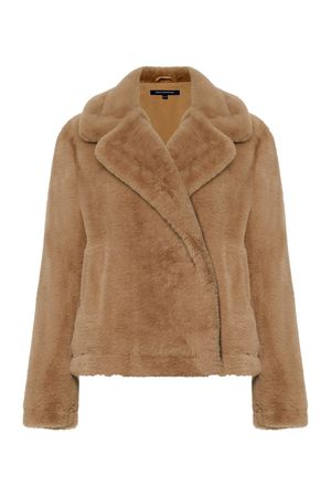 Buona Recycled Faux Fur Camel | French Connection US
