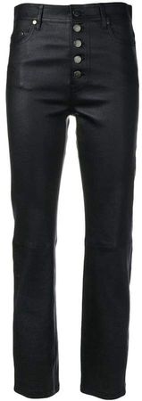 den-stretch panel trousers