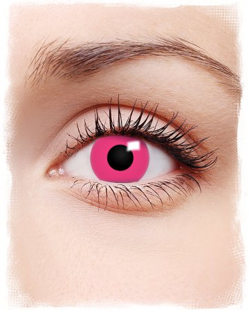 Pink Contact Lenses For Halloween | horror-shop.com