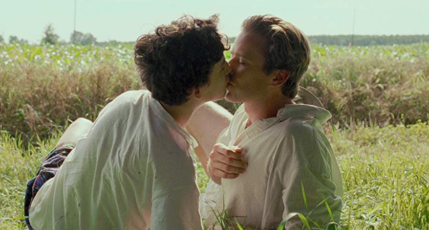 elio call me by your name kiss