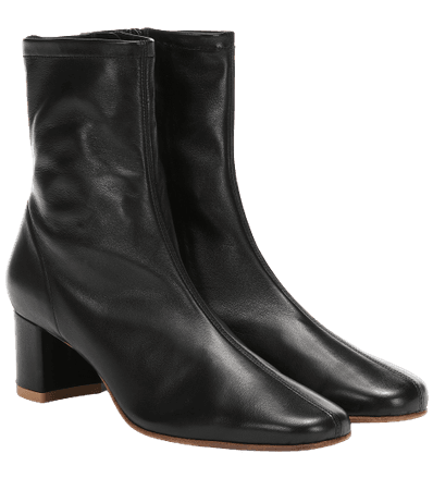 BY FAR Sofia leather ankle boots