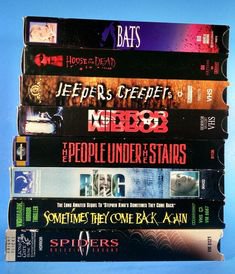 horror vhs video tapes