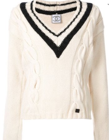Chanel ‘06 cable know sweater