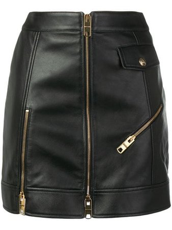 Versus zip detail mini skirt $896 - Buy SS19 Online - Fast Global Delivery, Price