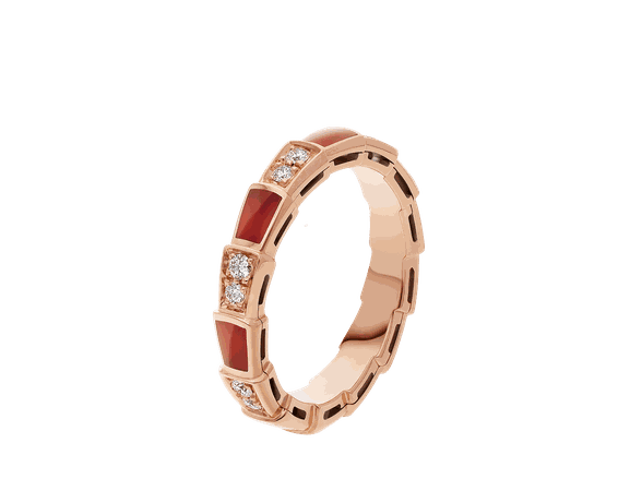 Serpenti Viper Rose gold Ring 353325 | Bvlgari
