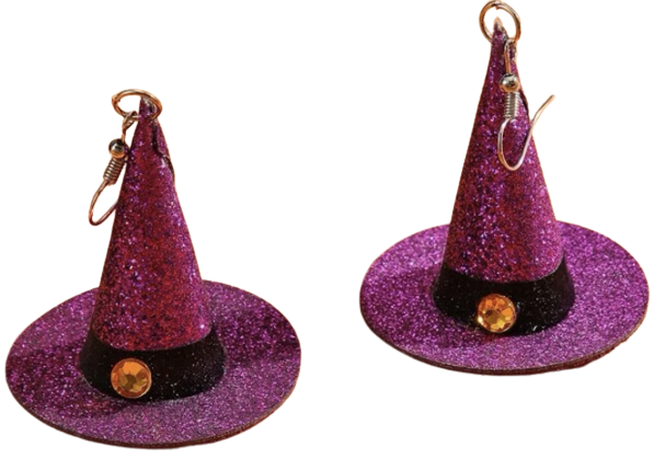 Witch Hat Earrings