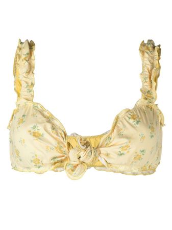 Frankies Bikinis x Gigi Hadid Colby floral-print Bikini Top - Farfetch