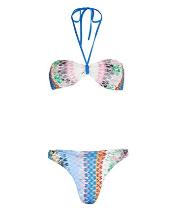 Missoni Mare Knit Chevron Halter Bikini Set | INTERMIX®