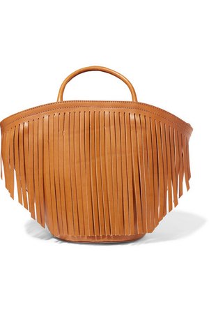 Trademark | Large fringed leather tote | NET-A-PORTER.COM