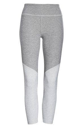 Outdoor Voices Two-Tone Warmup Crop Leggings | Nordstrom