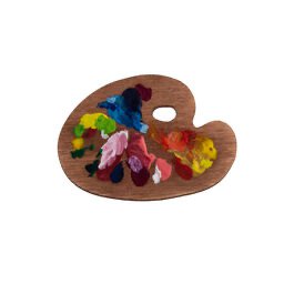 kate rowland paint palette brooch