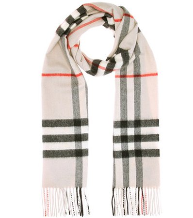 Printed cashmere scarf