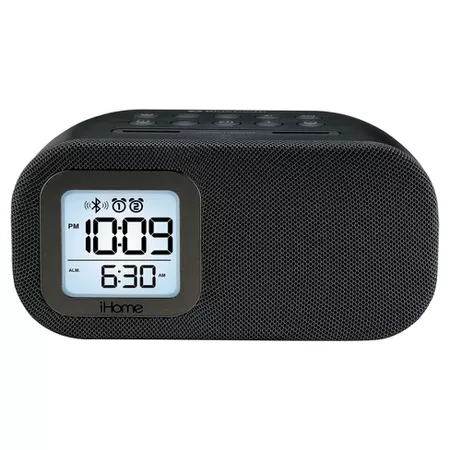 iHome Bluetooth Bedside Dual Alarm Clock - Black : Target