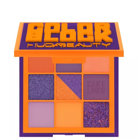 HUDA Beauty Color Block Obsessions Eyeshadow Palette - Orange and Purple 7.5g | Cult Beauty