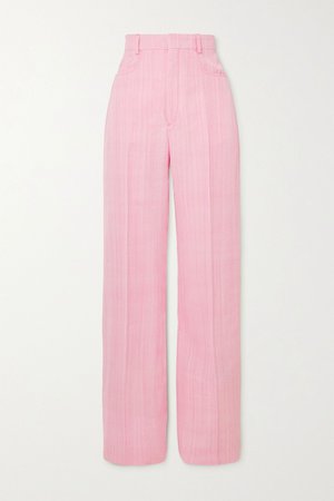 Pastel pink Sauge woven wide-leg pants | Jacquemus | NET-A-PORTER