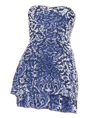 MAJORELLE Women's Blue Martha Mini Dress