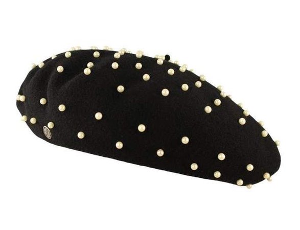 black beret with pearls - @cloud9_offic