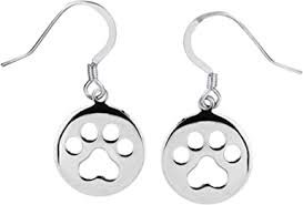 dog paw earrings - Google Search