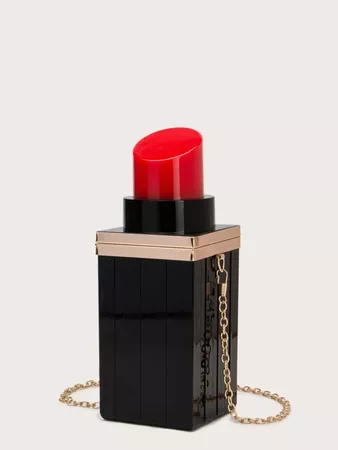 Lipstick Shaped Clutch Bag | SHEIN USA